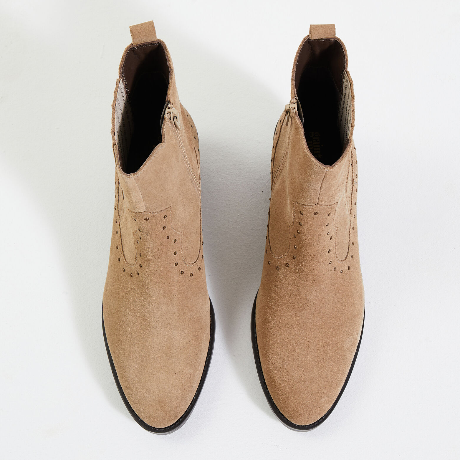 Bottines style santiags