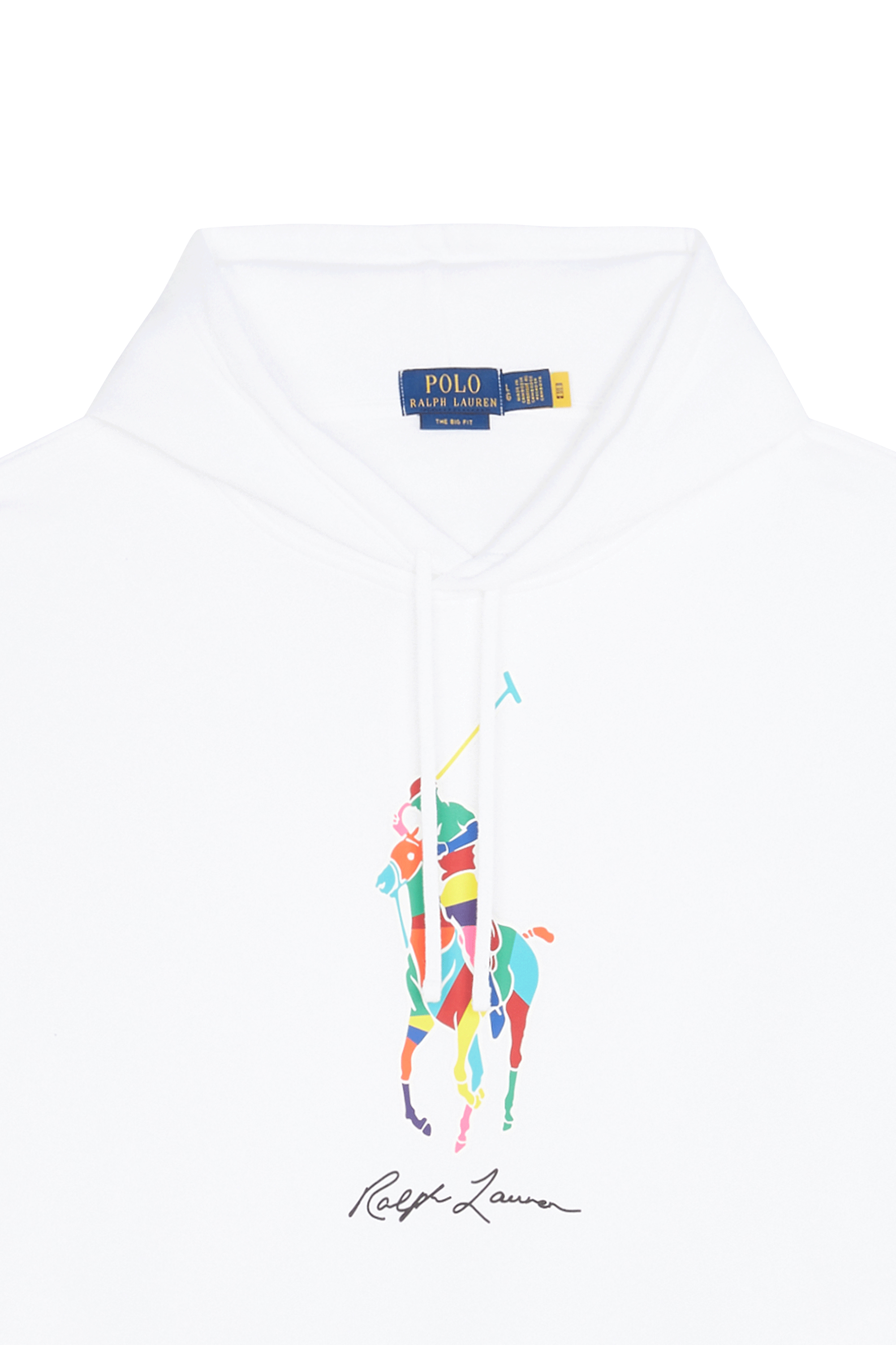 POLO RALPH LAUREN Hoodie SEASONAL FLEECE-LSL-SWS Blanc