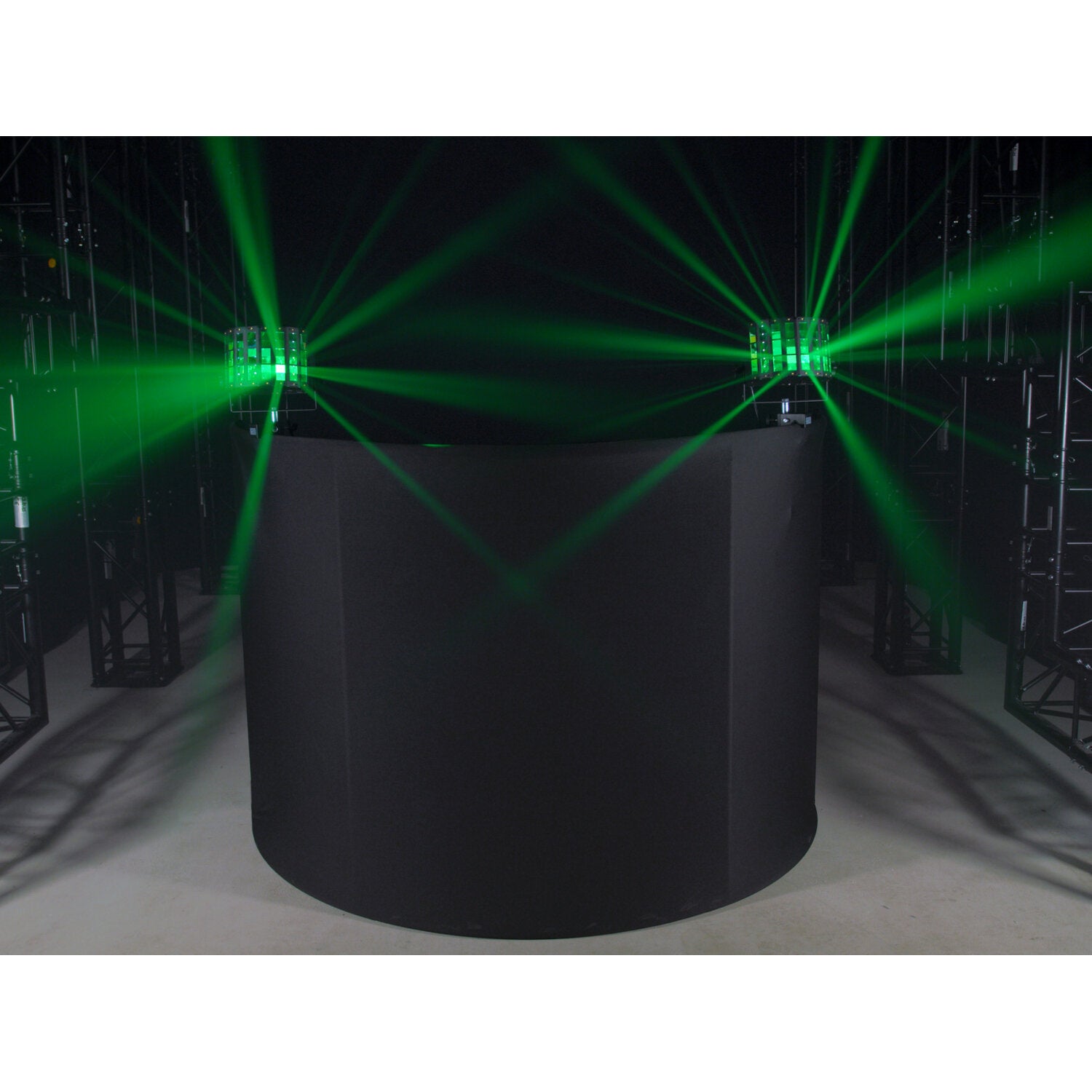 Omnitronic Curved Mobile Event Stand DJ-booth incl. tas en cover