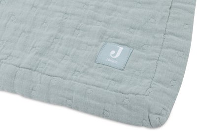 Jollein Teppe Jaquar Muslin, Sea Green