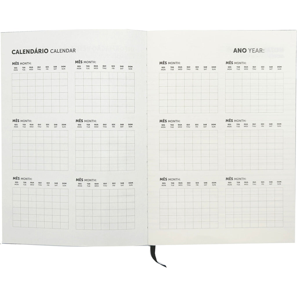 Weekly Planner Capa Dura Azul Note!