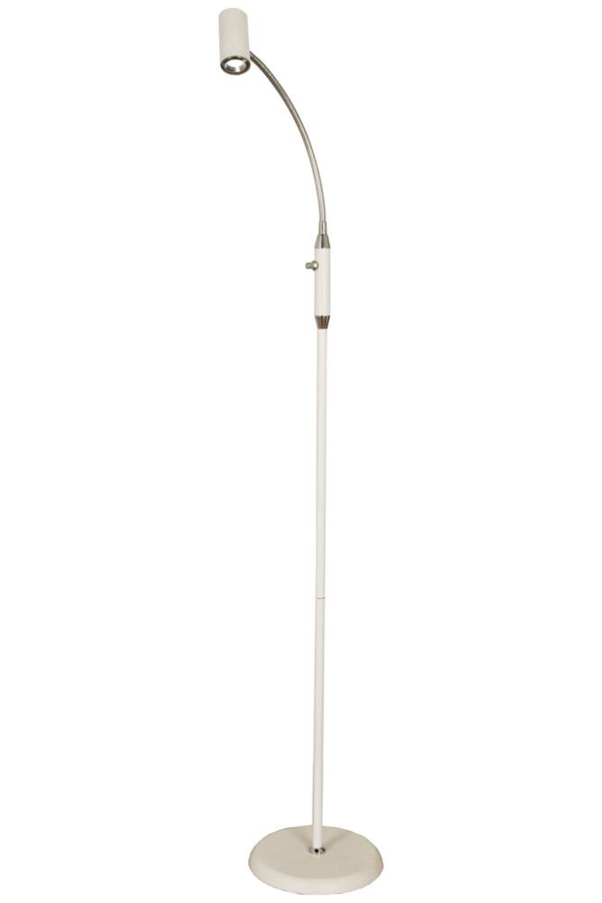 GULVLAMPE ANETA GUSTO HVIT/KROM 5W LED