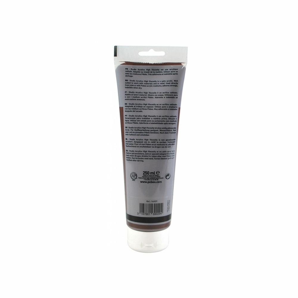 Peinture acrylique opaque - marron - 250 ml