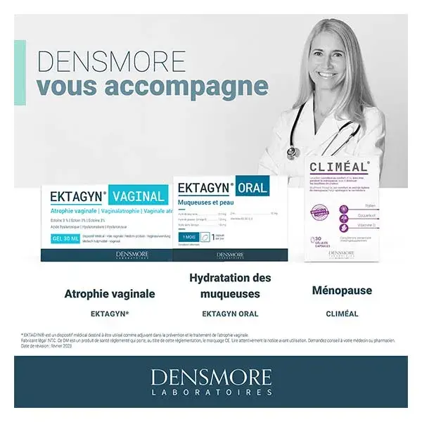 Densmore Ektagyn - Gel Vaginal - Secura, Irritação Íntima, Lubrificante