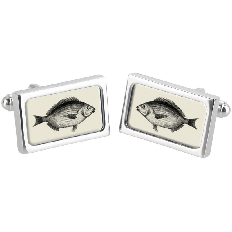 Boutons de manchette, Fish, Poisson.