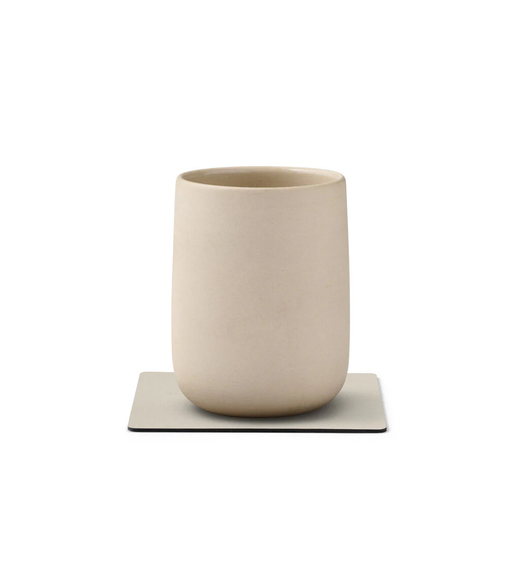 LIND DNA  Glasbrik, Square - Oyster White