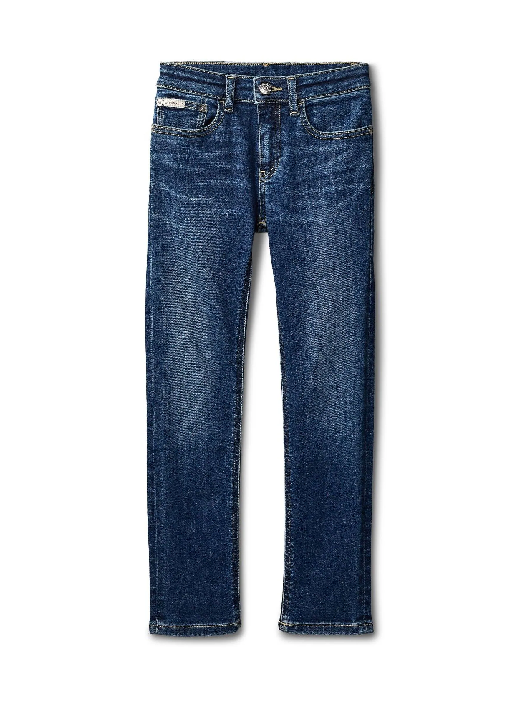 Calvin Klein Jeans Blue Mid Rise Slim Jeans