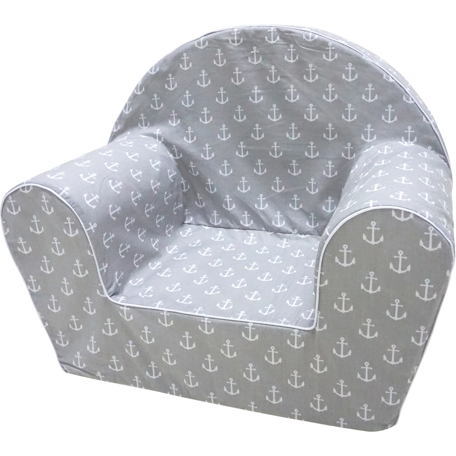 knorr toys® Kindersessel Maritim grey weiß