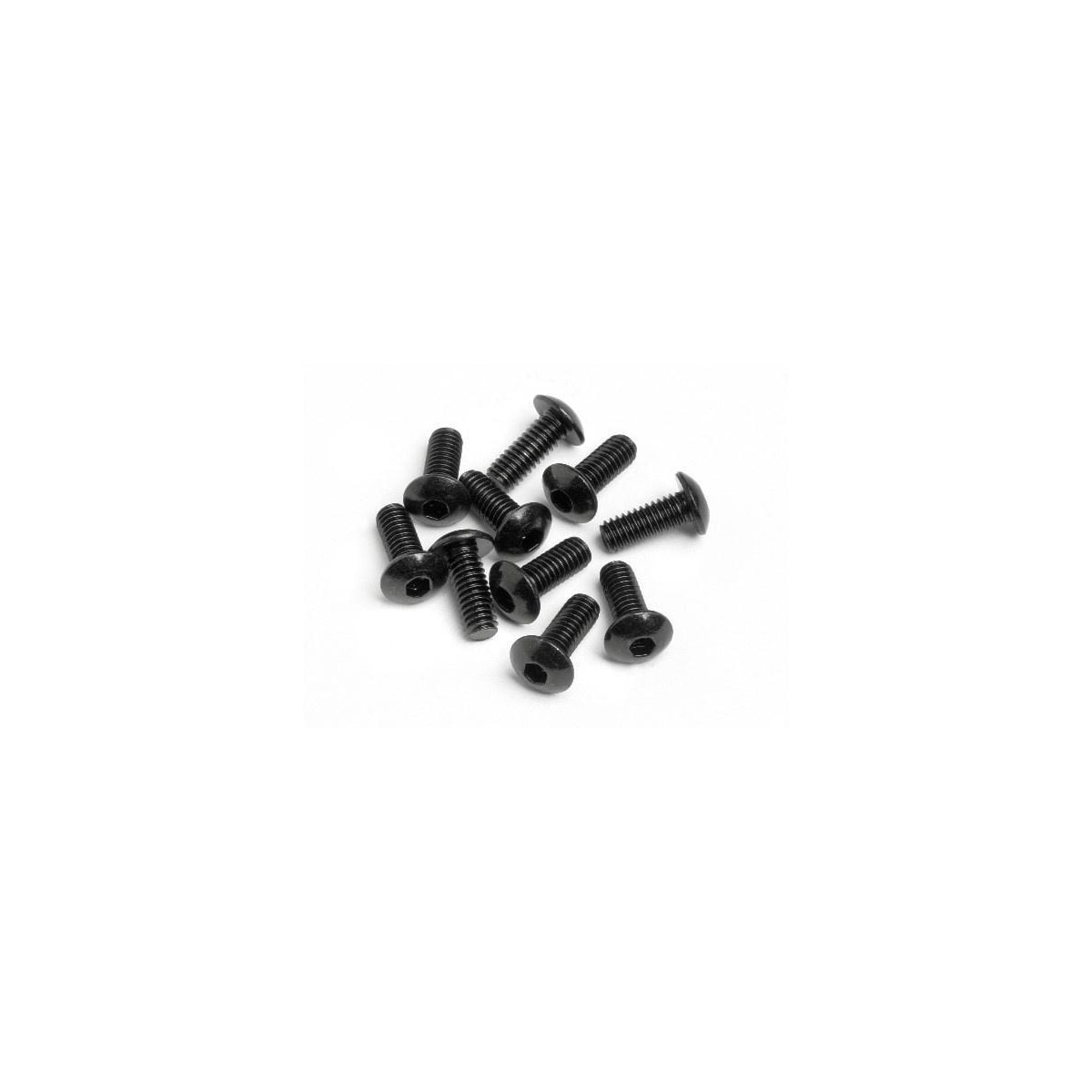 Button Head Screw M4X10Mm (Hex Socket/10Pcs)