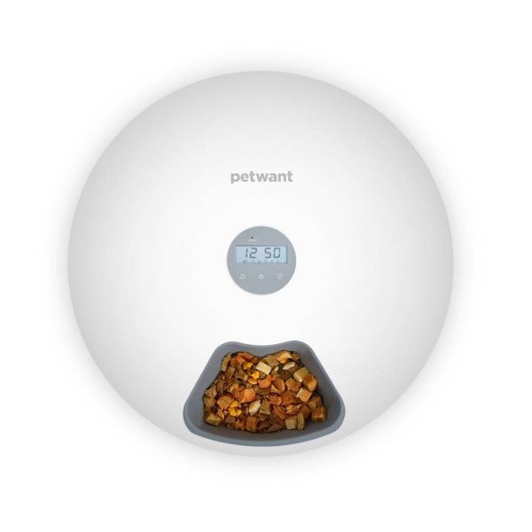 PetWant Dispensador de Comida Automático Smart F6 Branco