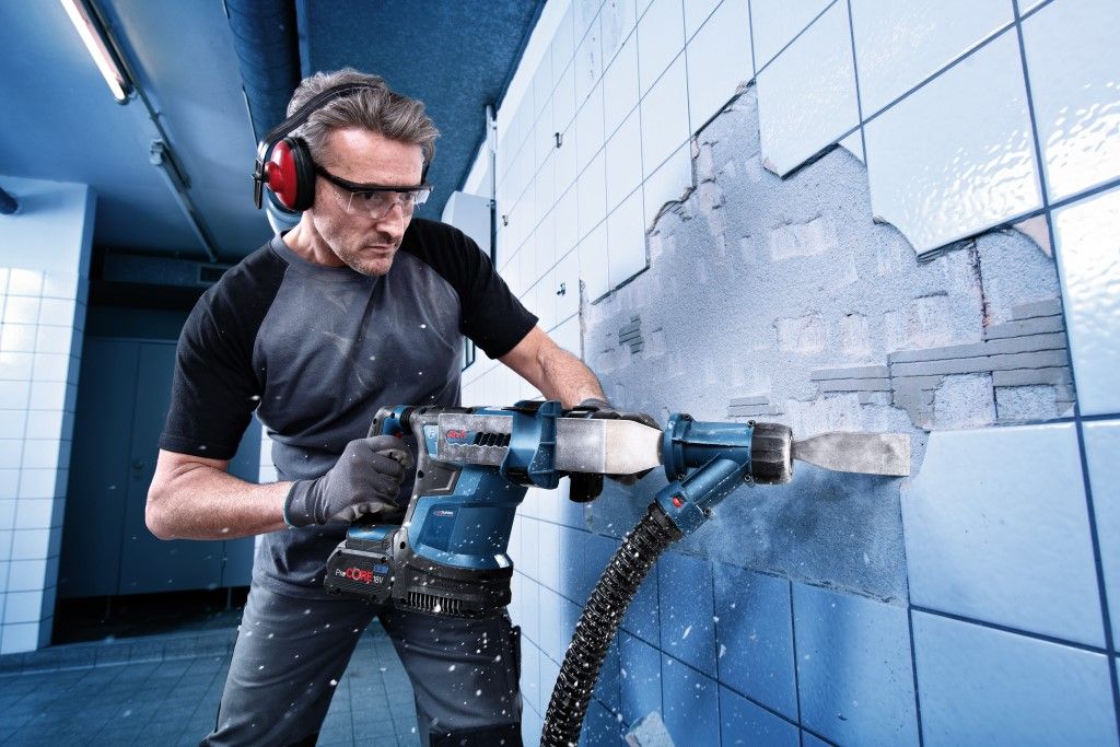 Bosch GBH 18V-34 CF Accu boorhamer set in Koffer - 0611914002