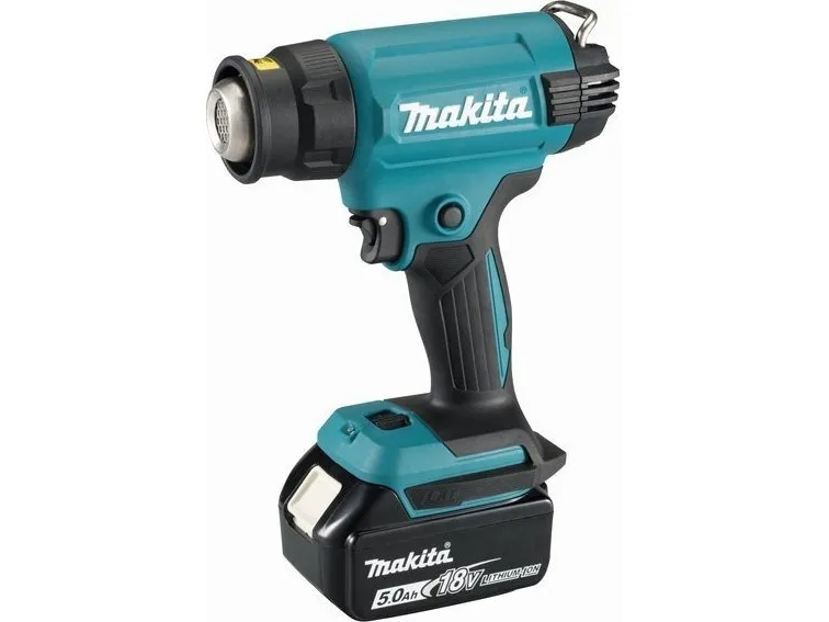 Makita DHG181ZK - Varmepistol - ledningfri - 120 - 200 l/min - intet batteri, ingen oplader - 18 V