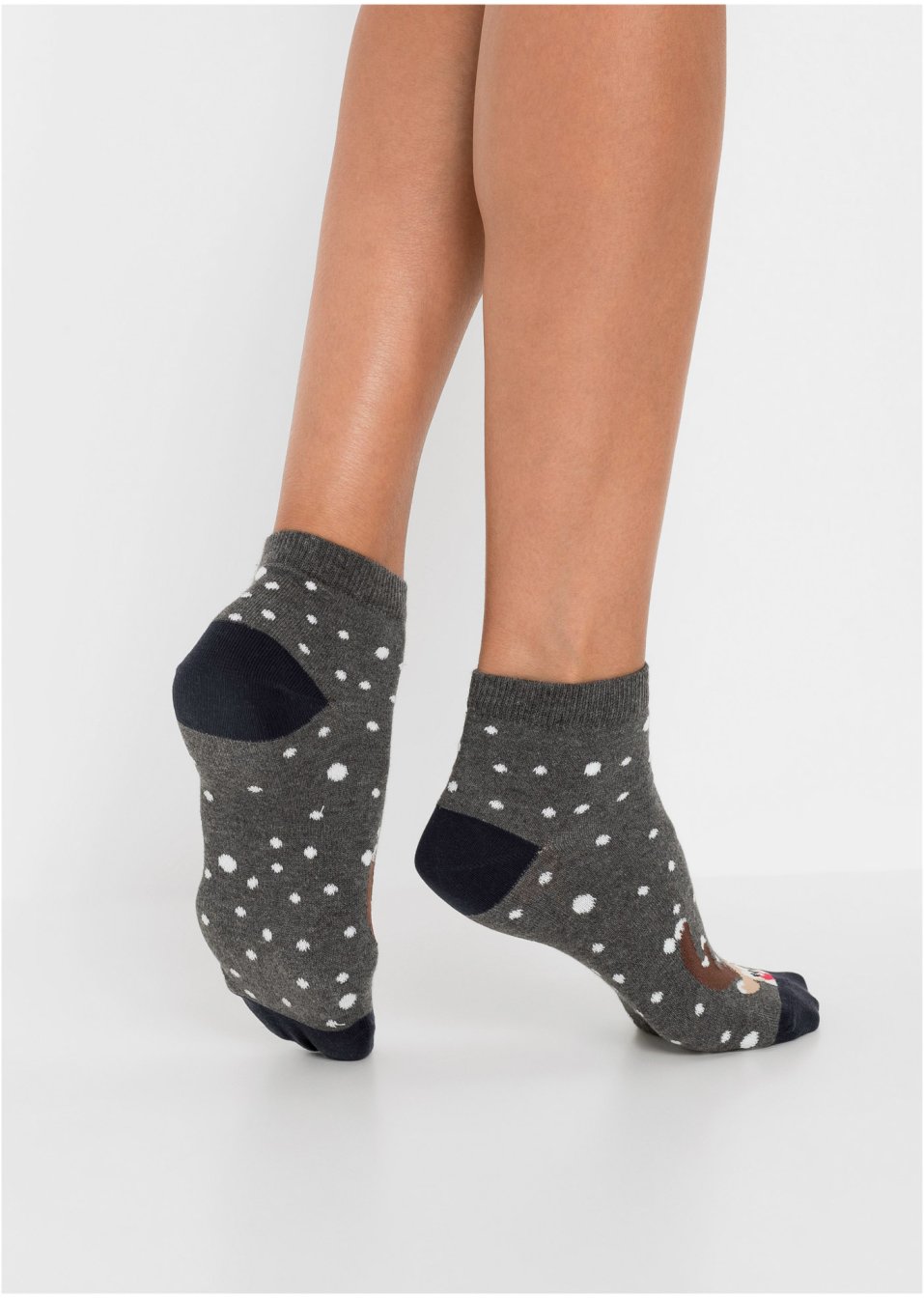 Lot de 6 paires de chaussettes courtes de Noël