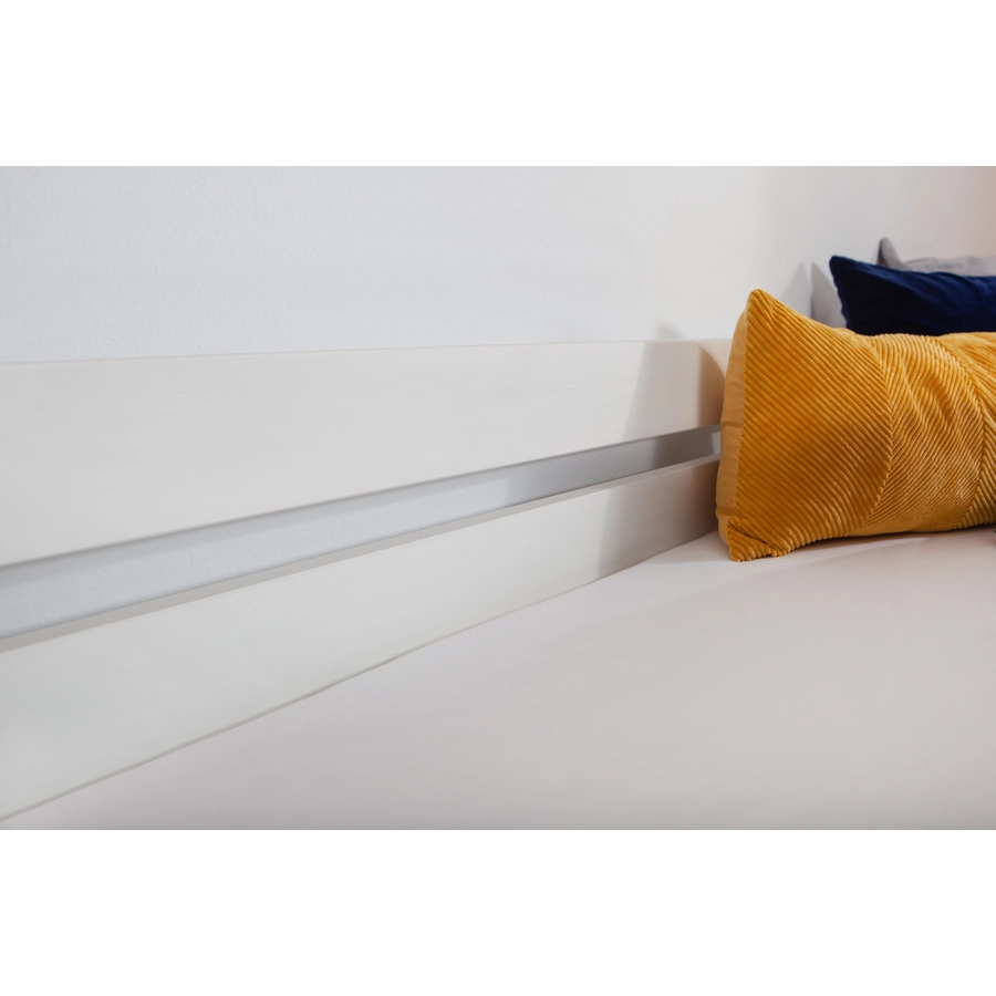 TICAA Sofabett Naomi inkl. Ausziehbett, 90x200 Weiß