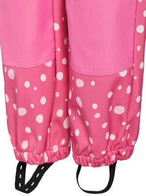 Nordbjørn Orrvik Softshell Babydress, Aurora Pink Dit Dots