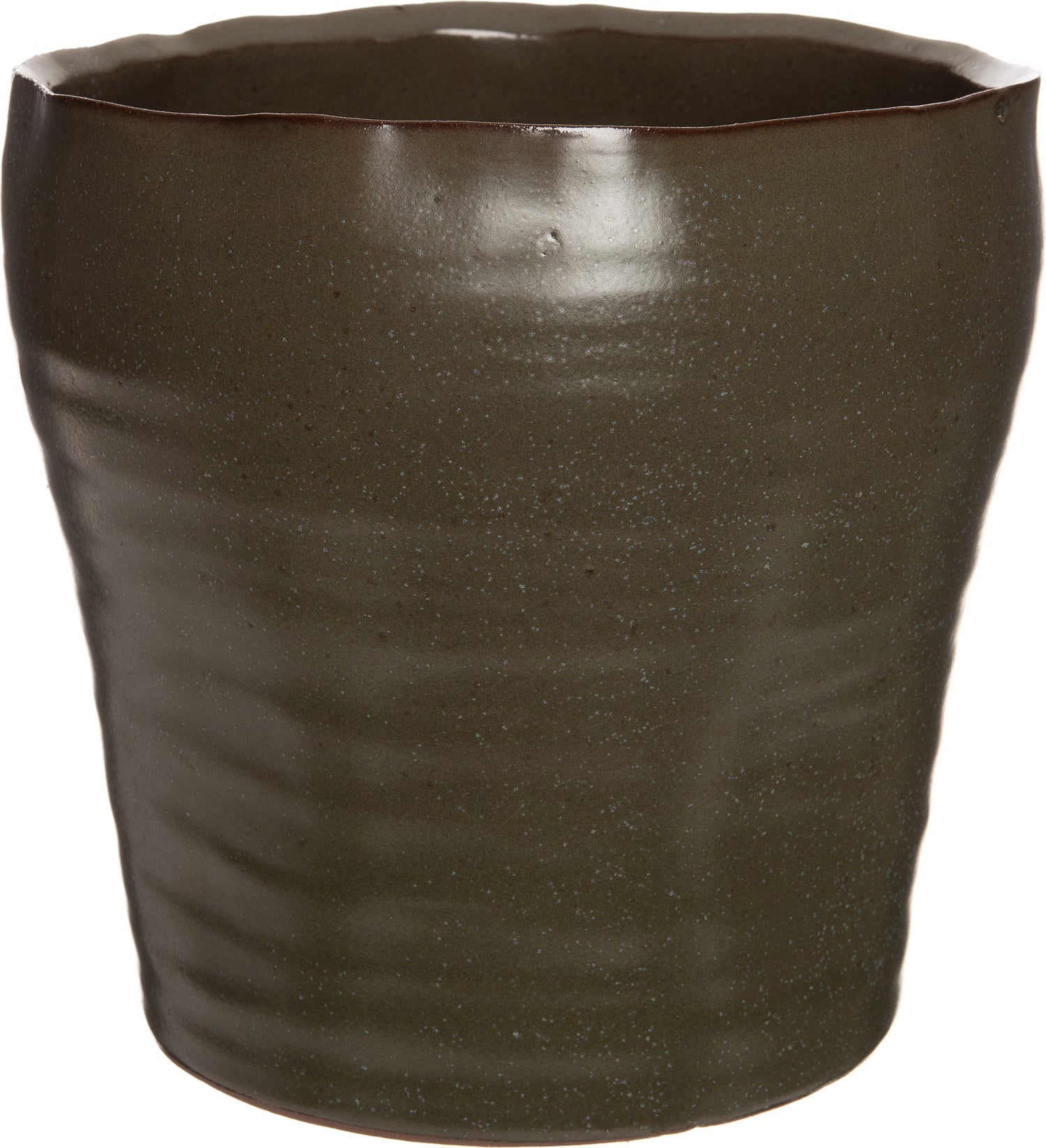 Intratuin bloempot Benthe groen D 19 H 19 cm