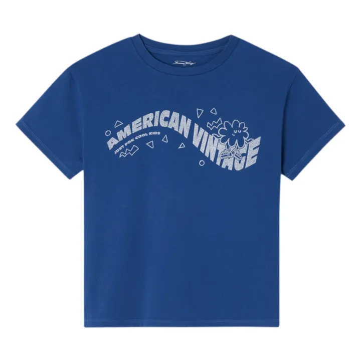 American Vintage T-shirt Fizvalley | Bleu roi