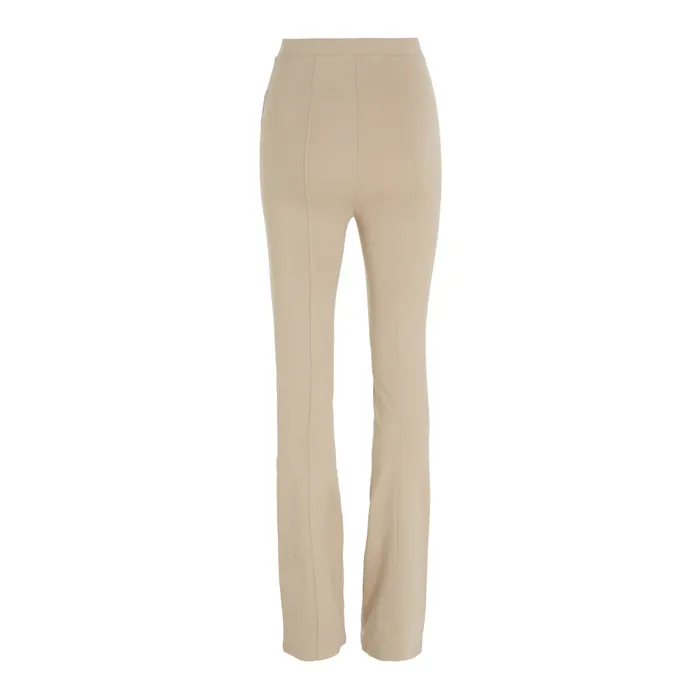 Calvin Klein Logo Elastic Milano Flared Broek Dames