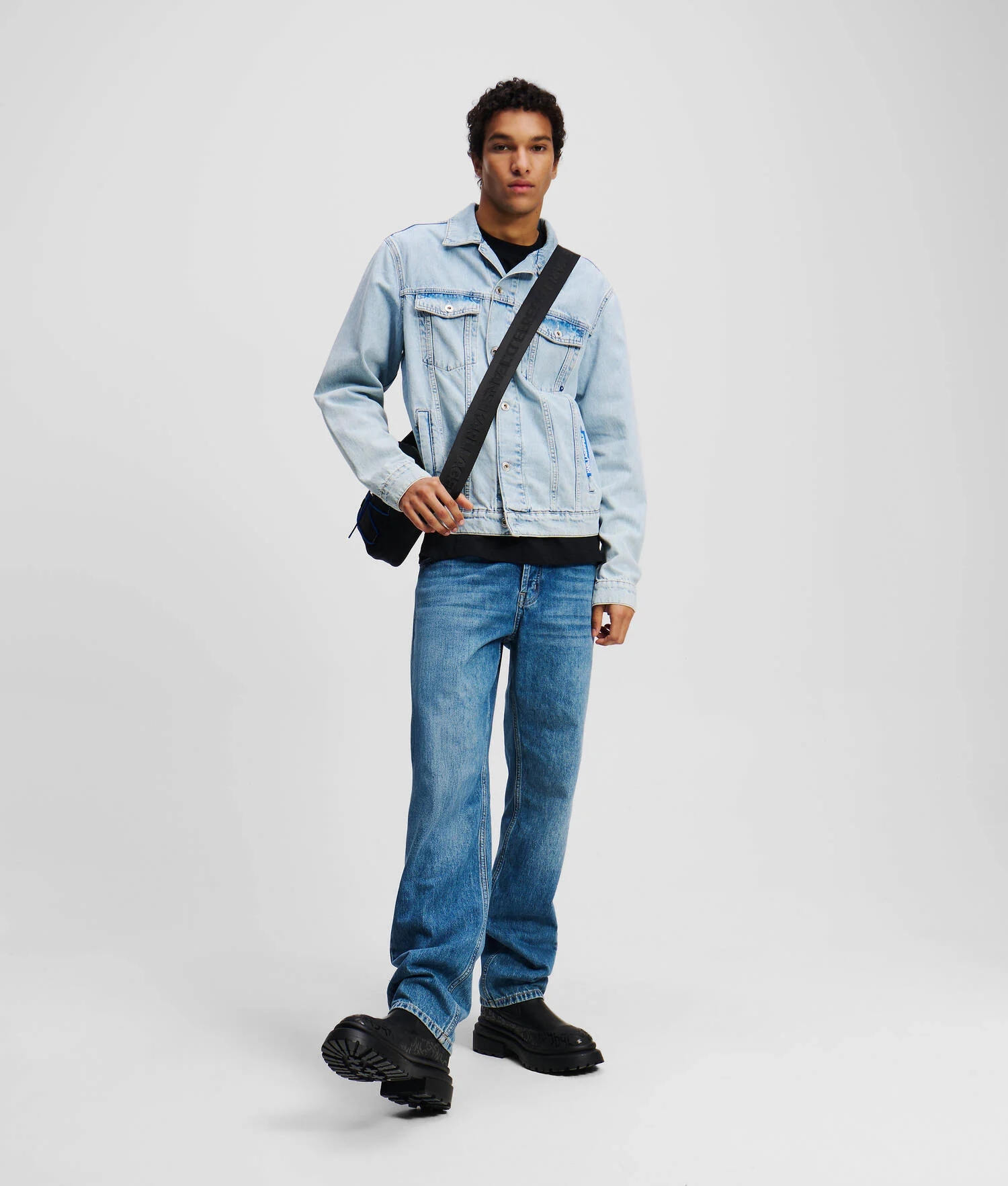 VESTE EN JEAN - Denim blanchi