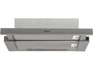 Whirlpool AKR 5390 IX - Hætte - teleskopisk - bredde: 59.8 cm - dybde: 30 cm - udtrækning og recirkulation (-) - med intern motor - inox