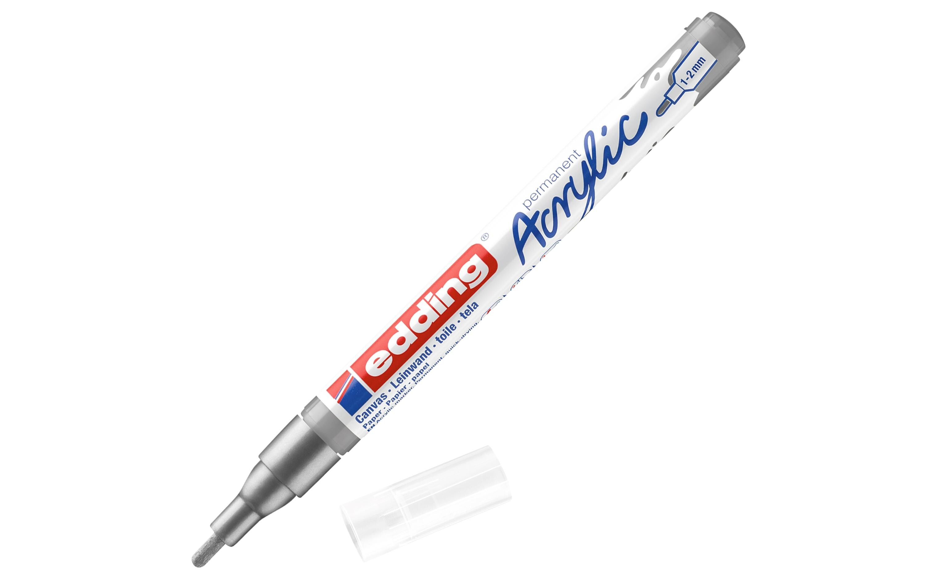 Acrylmarker 5300 Fein, SilberSchnelltrocknende Acrylstifte