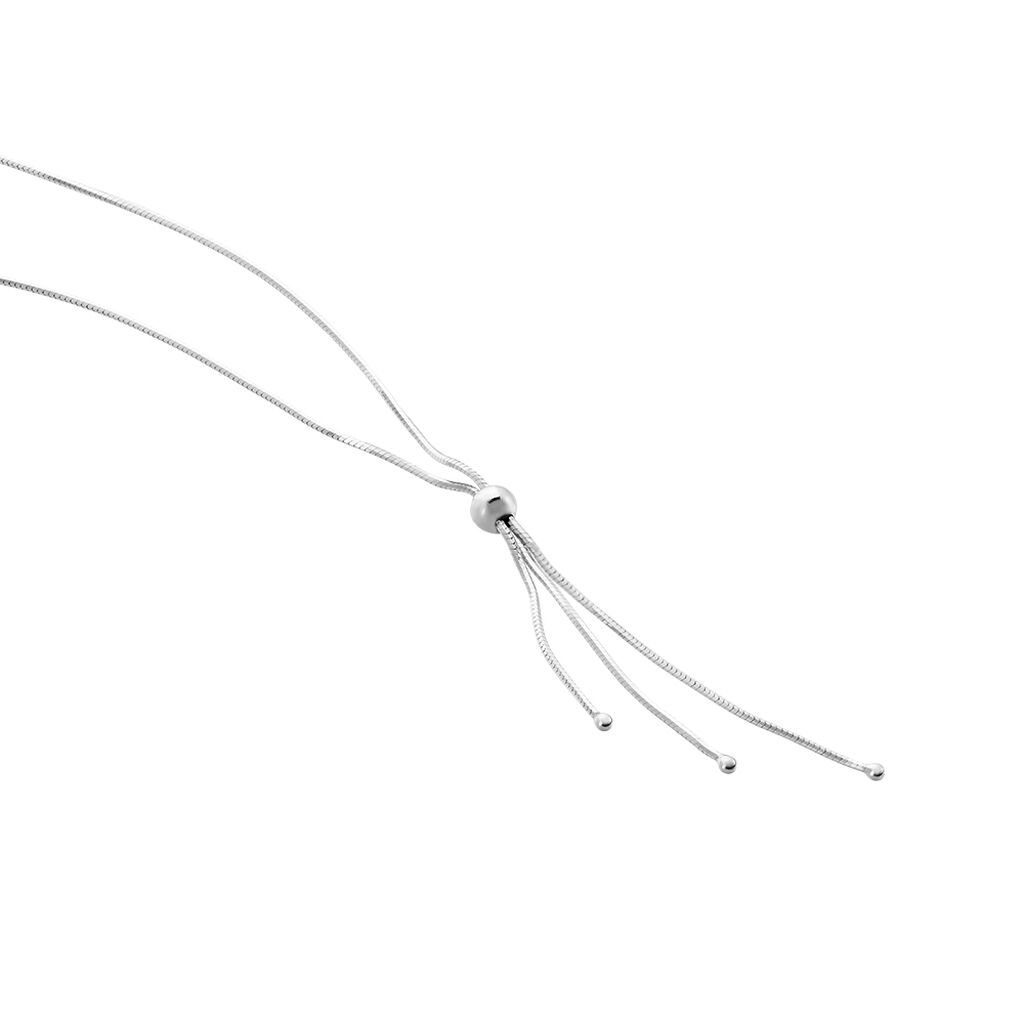 Collier Giorgia Argent Blanc