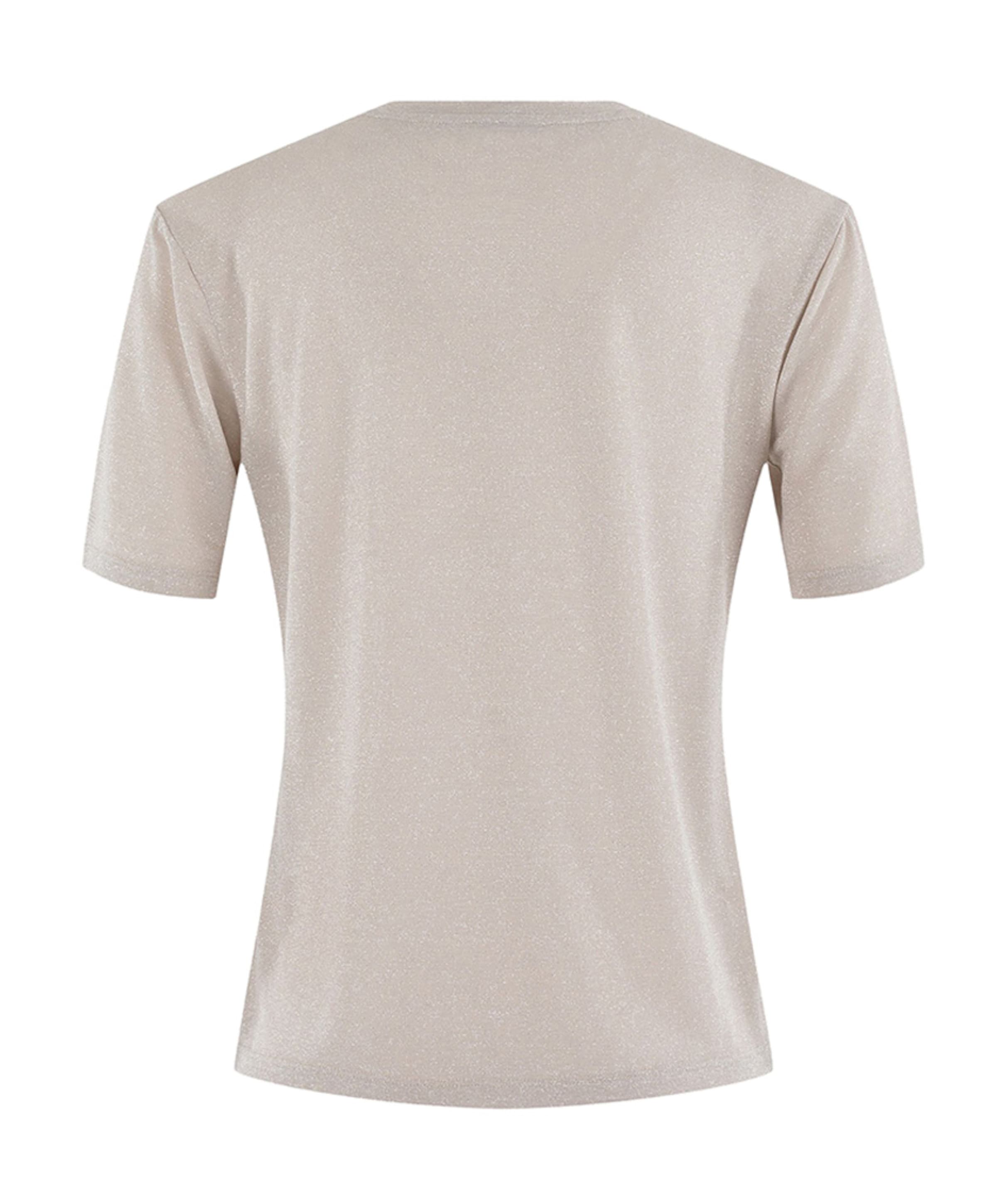 Anna Dames T-shirt beige