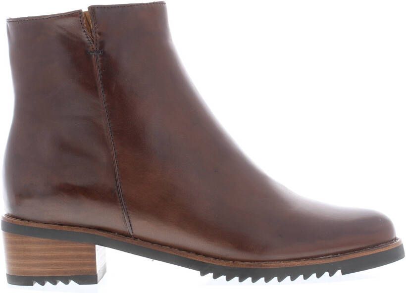 EVERYBODY Enkellaarsjes Dames Belport Maat: 44 Materiaal: Leer Kleur: Bruin