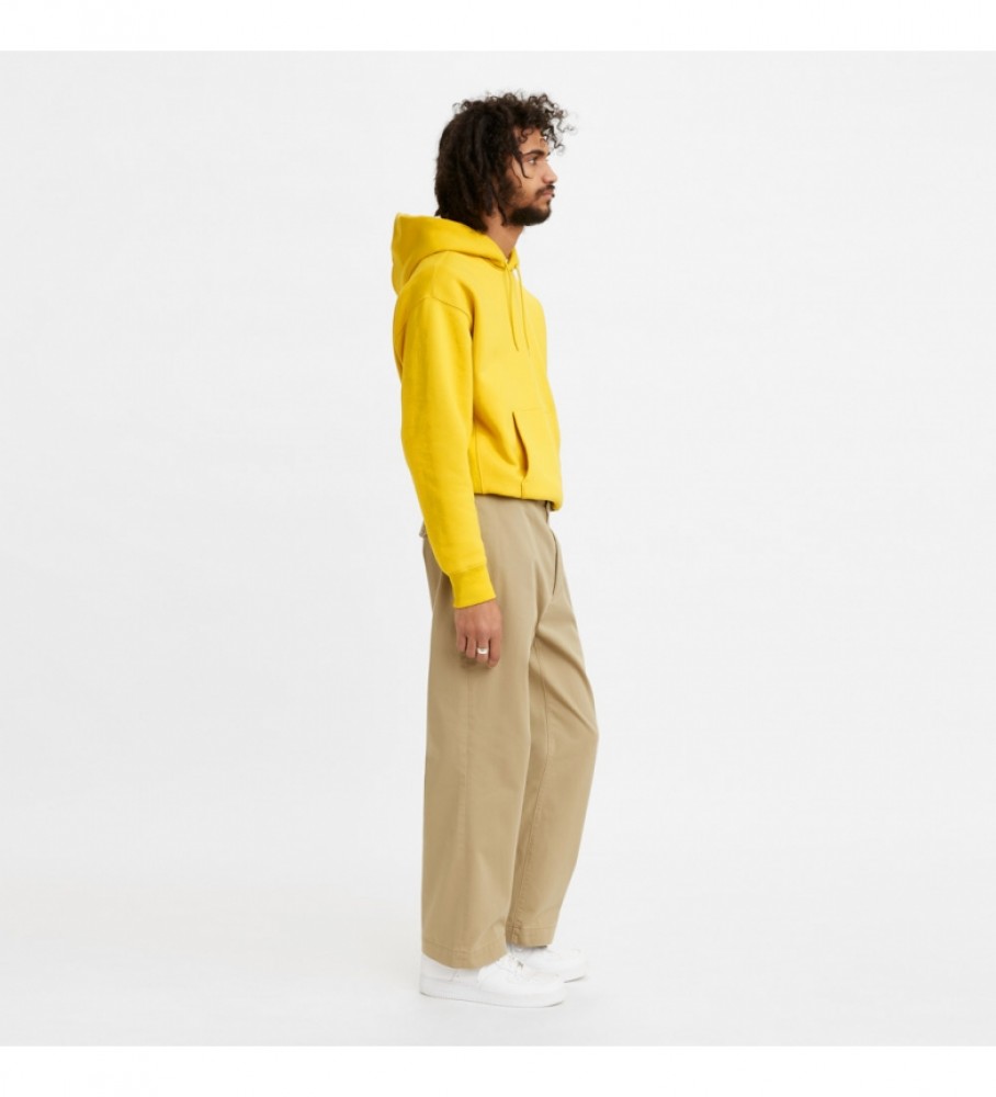 Calça chino folgada amarela Levi's Skate