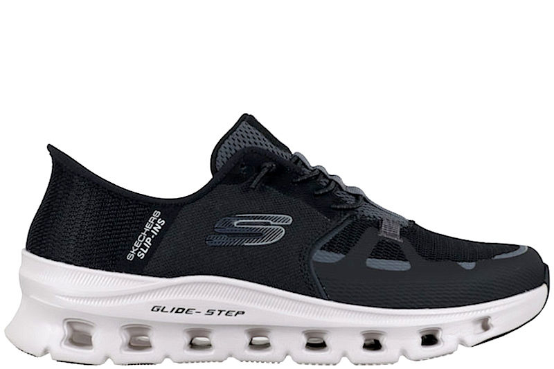 SKECHERS GLIDE-STEP PRO I SORT TEKSTIL SLIP-INS