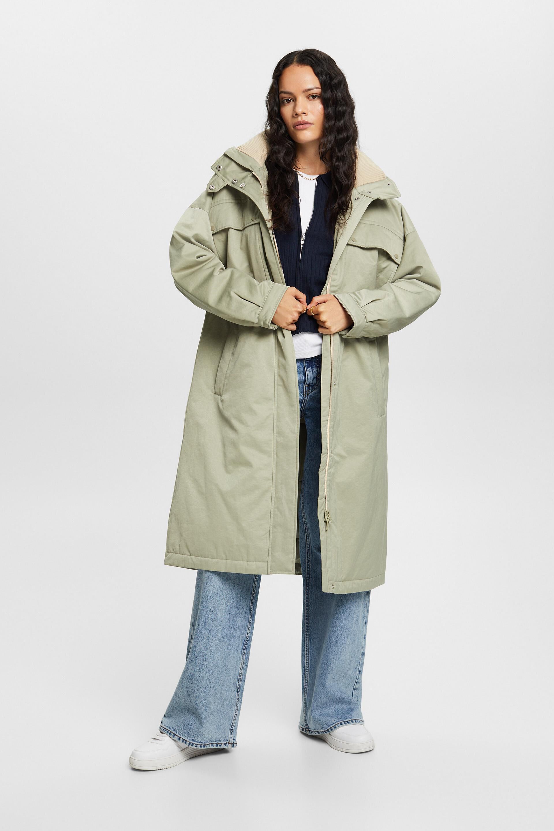 Coats woven