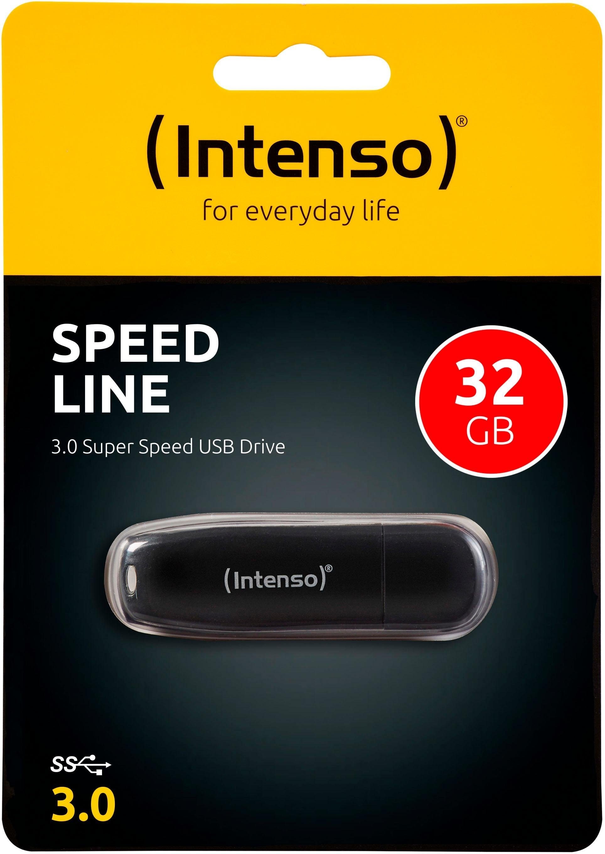 Intenso USB-Stick »Speed Line« (32GB GB USB 3.0 Lesegeschwindigkeit 35 MB/s)