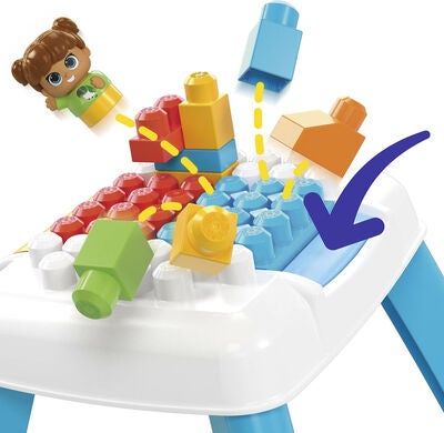 MEGA BLOKS Build 'n Tumble Lekebord 23 Deler