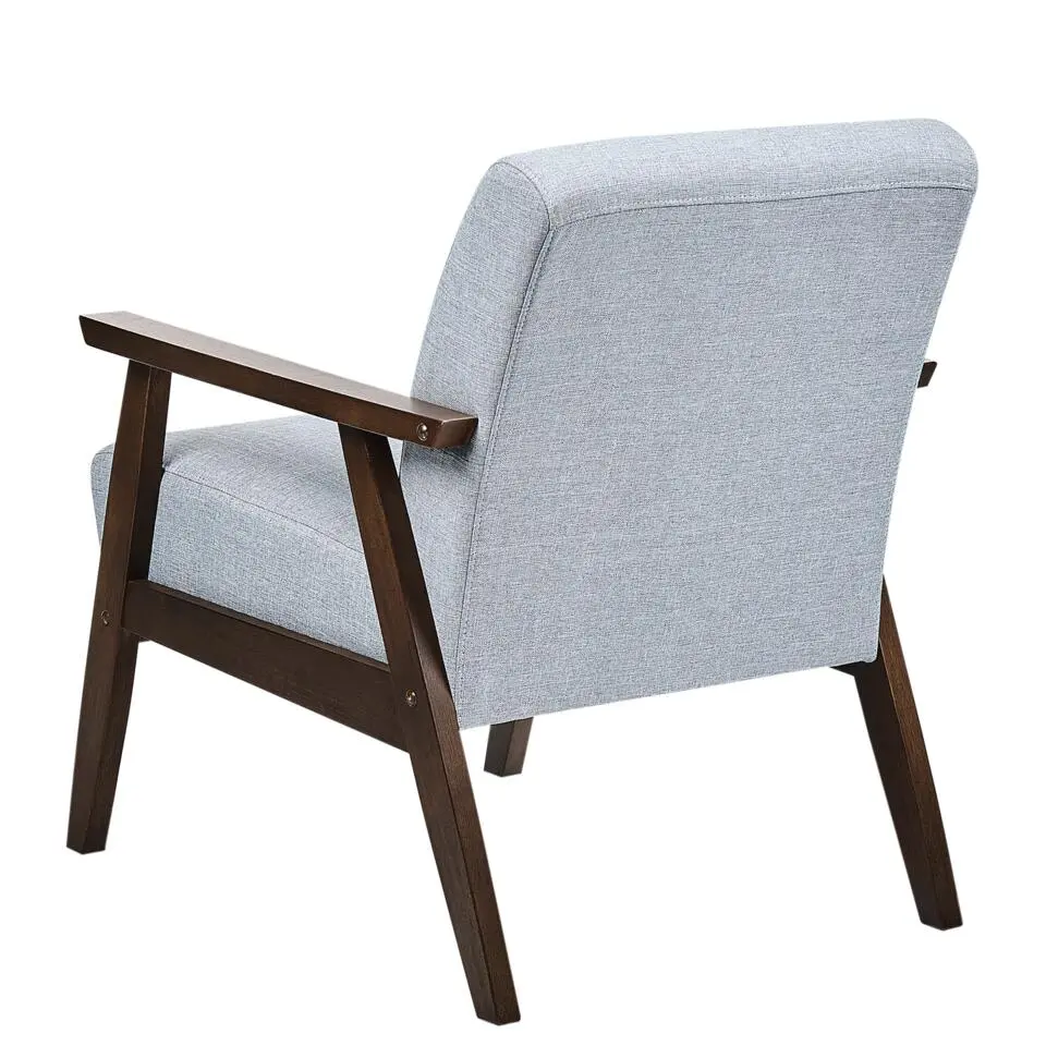 ASNES - Fauteuil - Grijs - Polyester