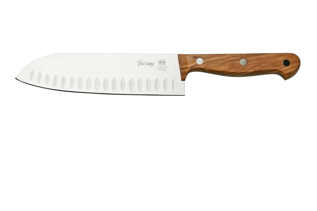Due Cigni Tuscany DG2C760-18OL santoku 18 cm olijfhout