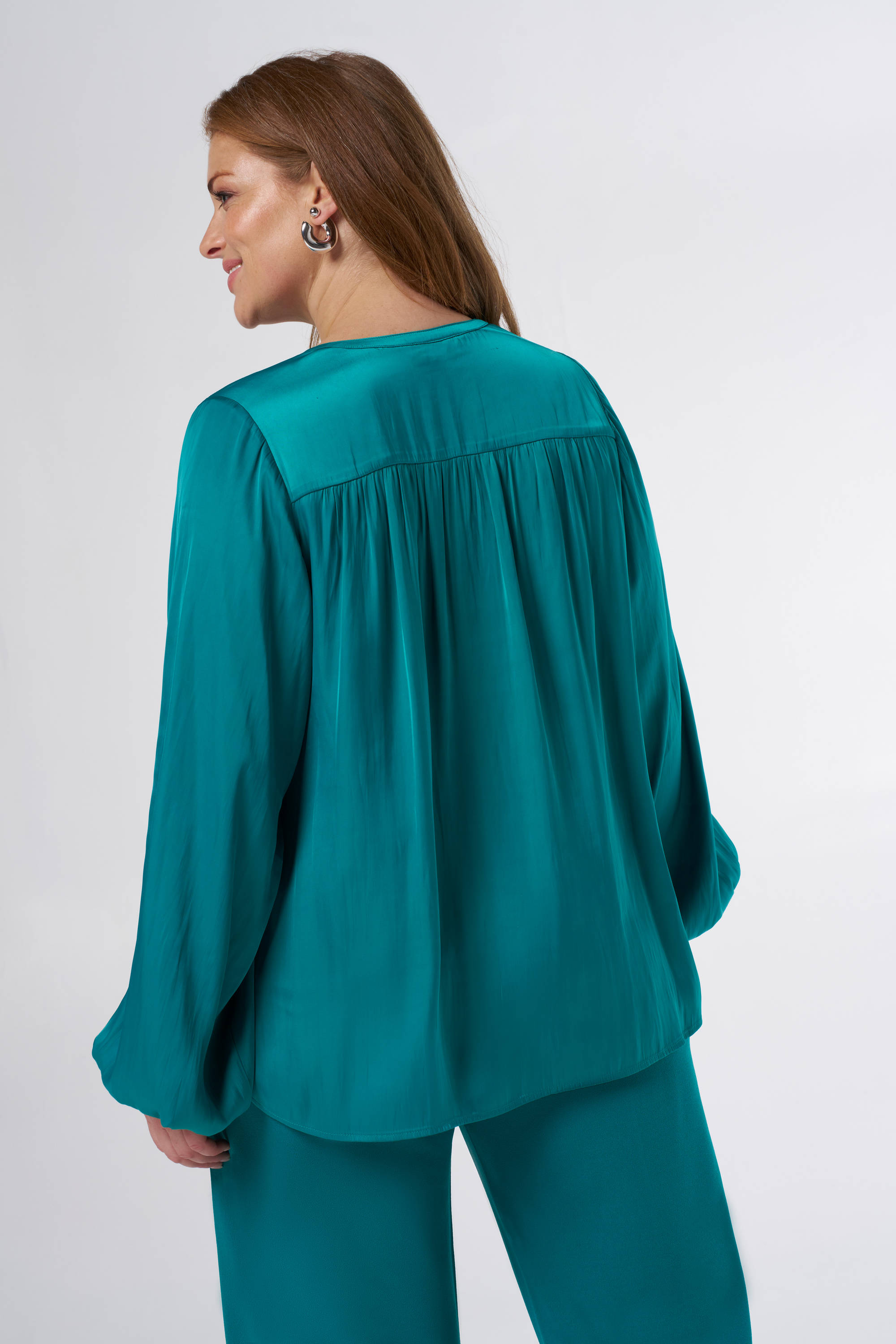 MS Mode blouse lichtblauw