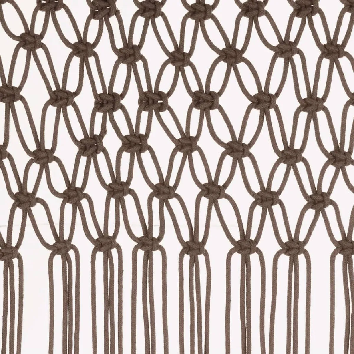 VidaXL Rideau en Macramé Taupe 140x240 cm