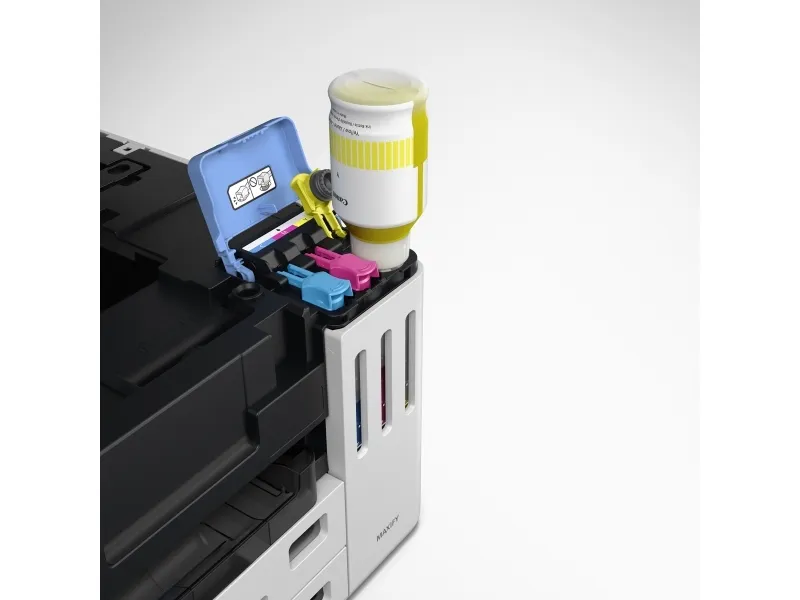 Canon MAXIFY GX5550 - Printer - farve - Duplex - blækprinter - ITS - A4/Legal - 600 x 1200 dpi - op til 24 ipm (mono) / op til 15.5 ipm (farve) - kapacitet: 600 ark - LAN, Wi-Fi(n), USB 2.0