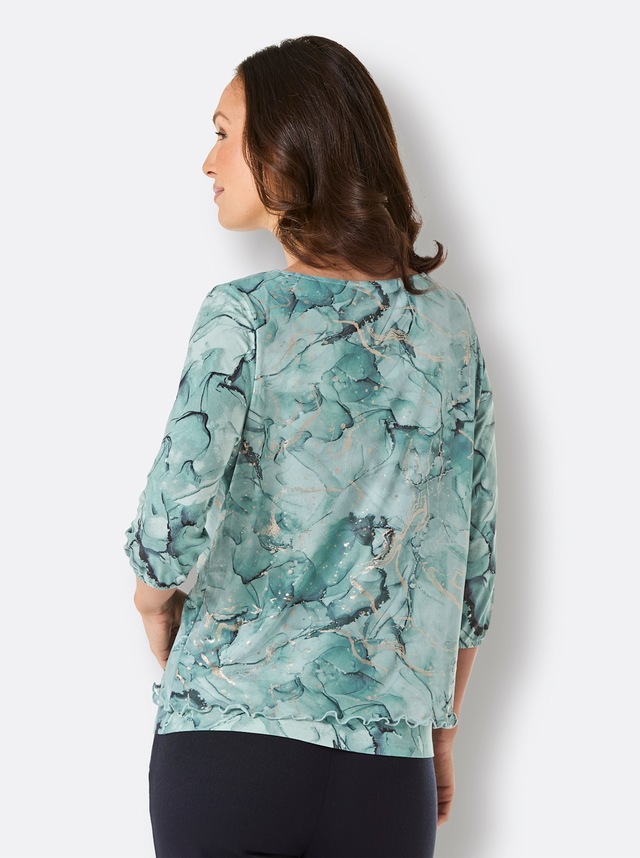 CREATION L PREMIUM Print-Shirt »Mesh-Shirt«, 1 Stk.