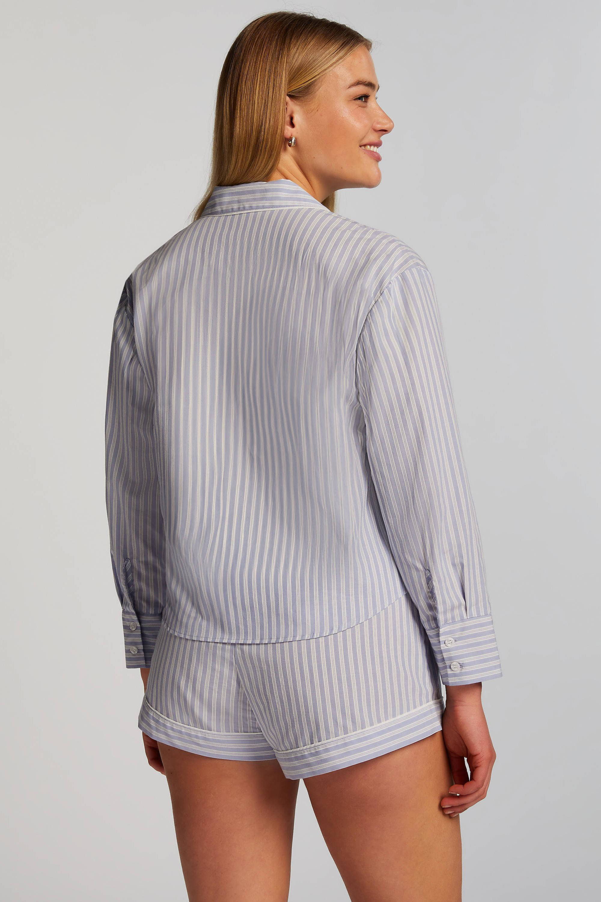 Hunkemöller pyjamashort blauw