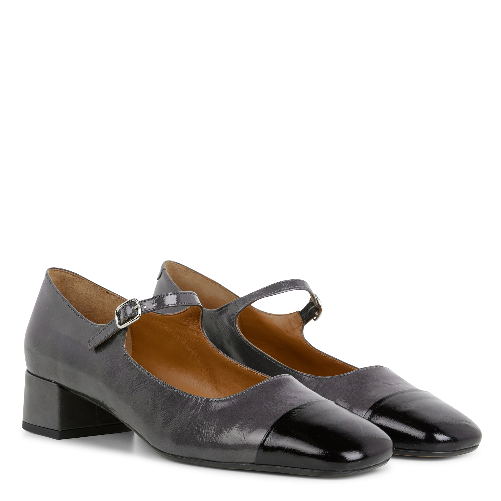 BLONDINE - Escarpins en cuir vernis | Noir