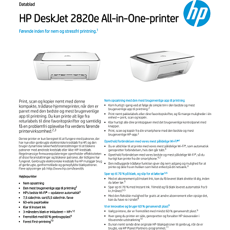 HP DeskJet 2820e All-in-One-printer