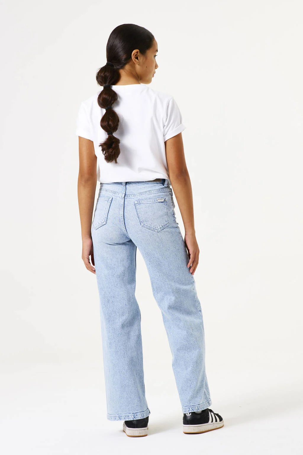 Garcia high waist loose fit jeans light blue denim