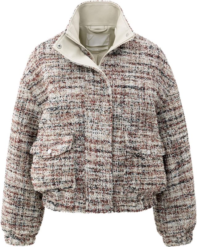 YAYA - Jack 01-511038-509 - Boucle Jacket - Roze