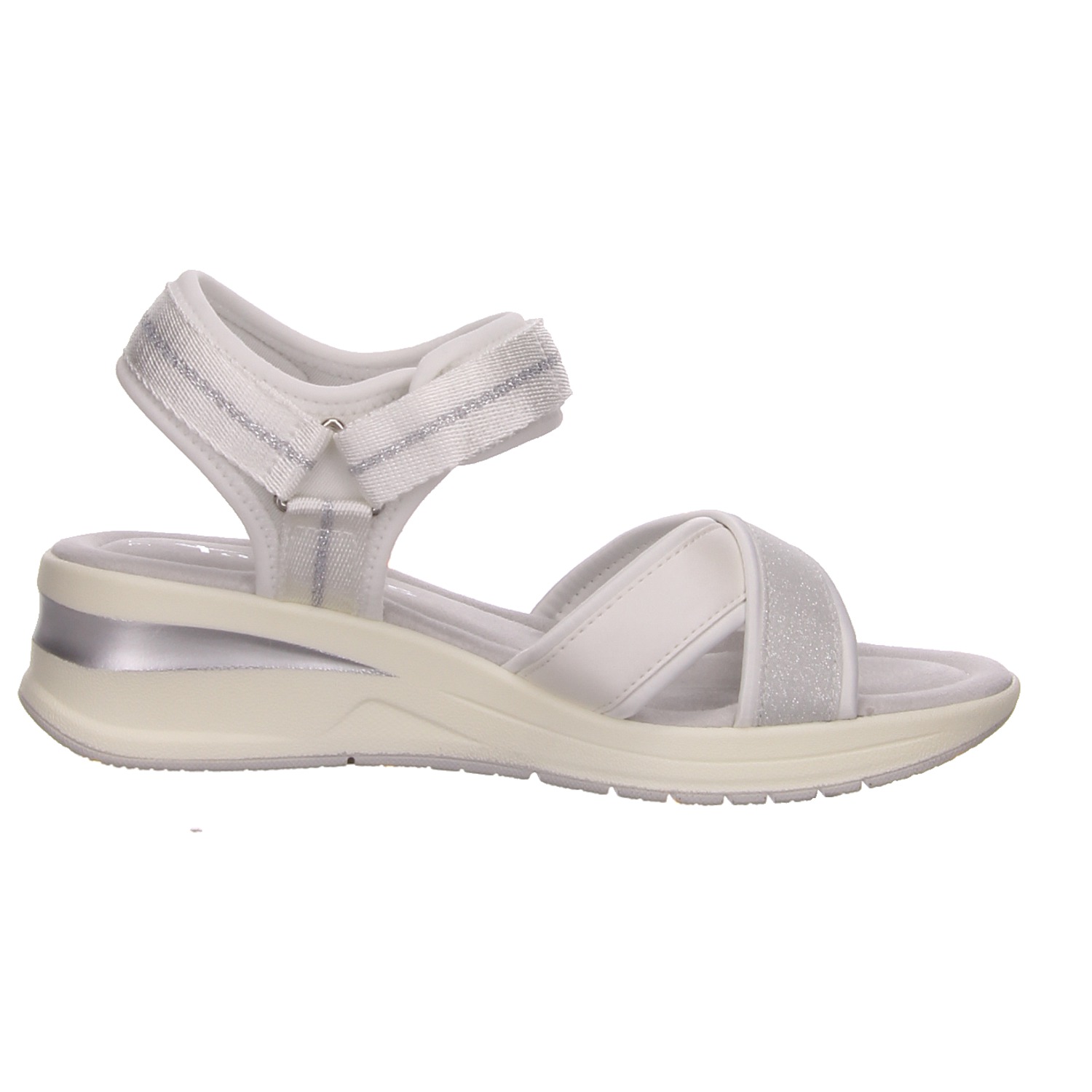 Tamaris Keilsandaletten weiß weiss/weiss kombi
