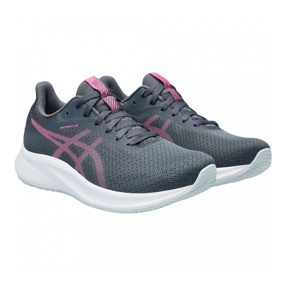 Asics PATRIOT 13 - Chaussures running Femme tarmac/hot pink