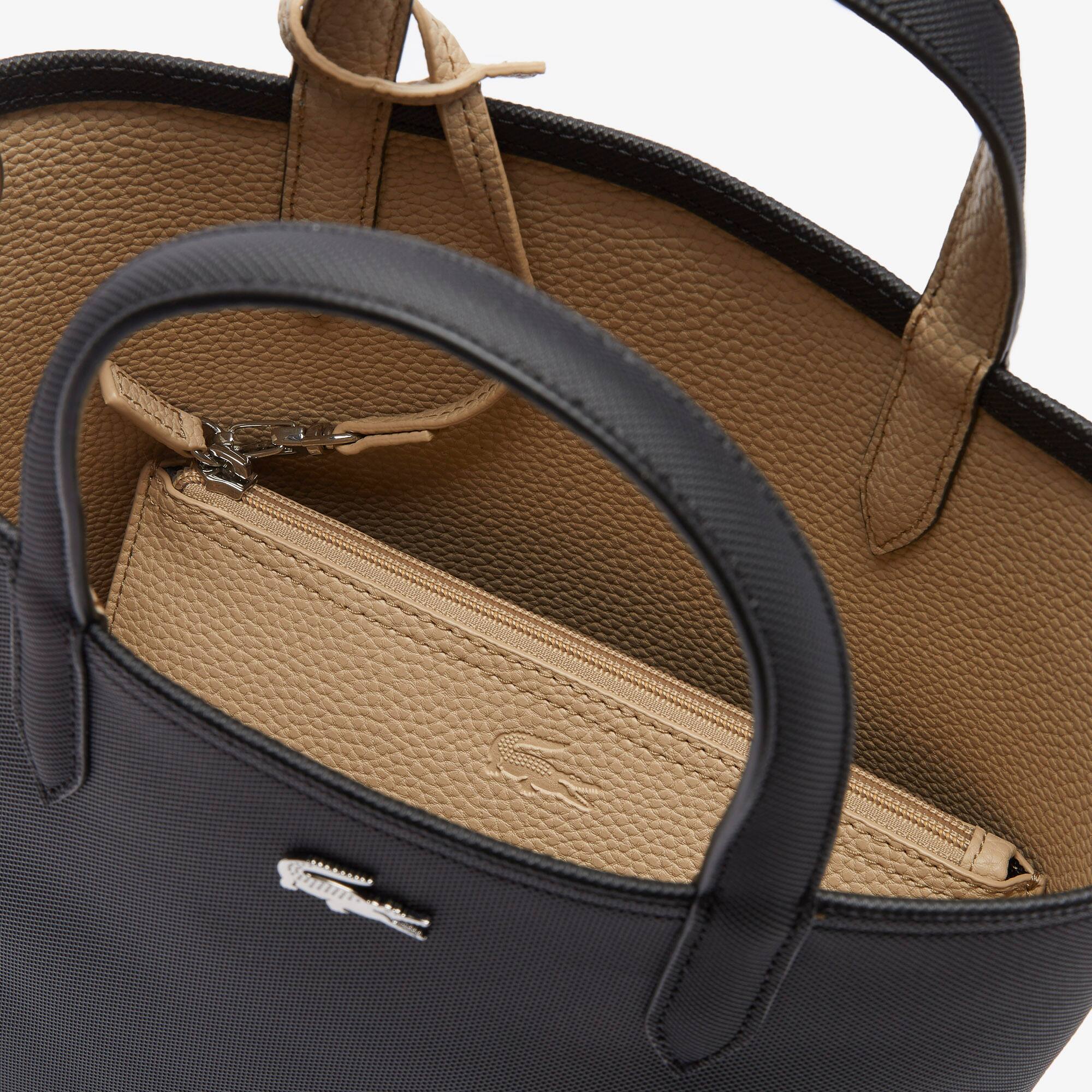 Wendbare Damen ANNA Tote Bag aus Canvas Taschen - Schwarz - Lacoste - Damen