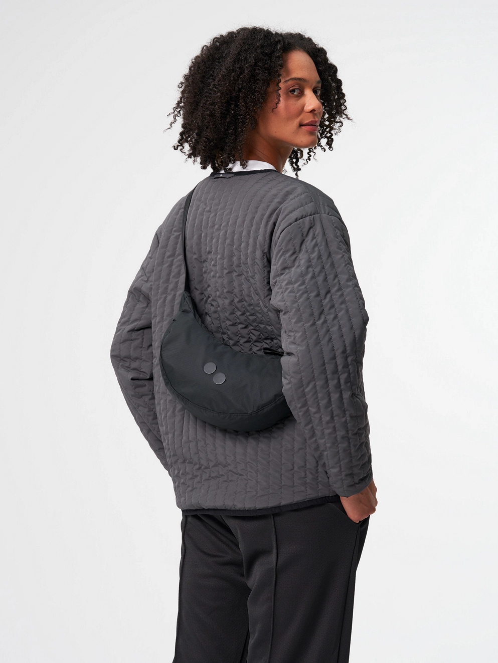 pinqponq Krumm Small Bag pure black