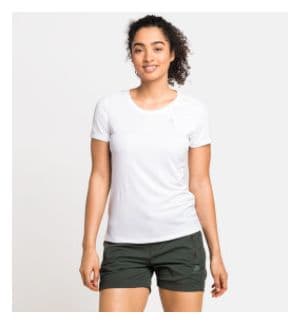 Maillot Manches Courtes Odlo F-Dry Blanc Femme