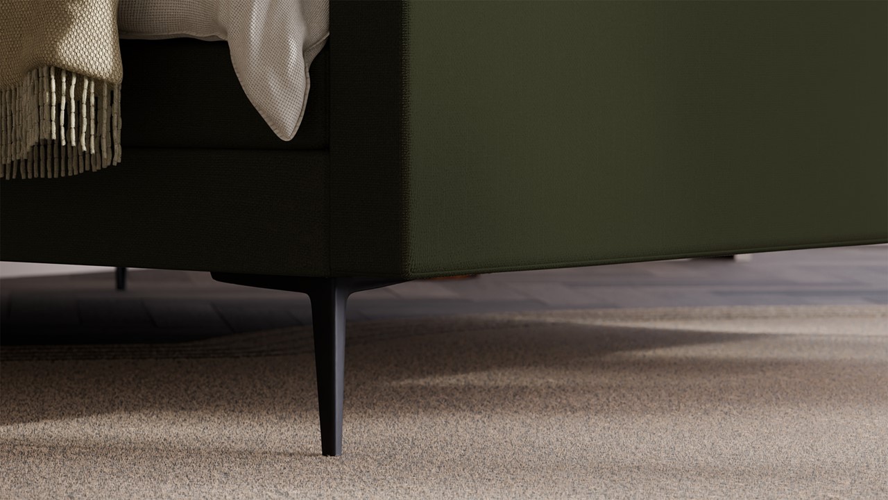 Elektrische boxspring Glade - Soft suede forest